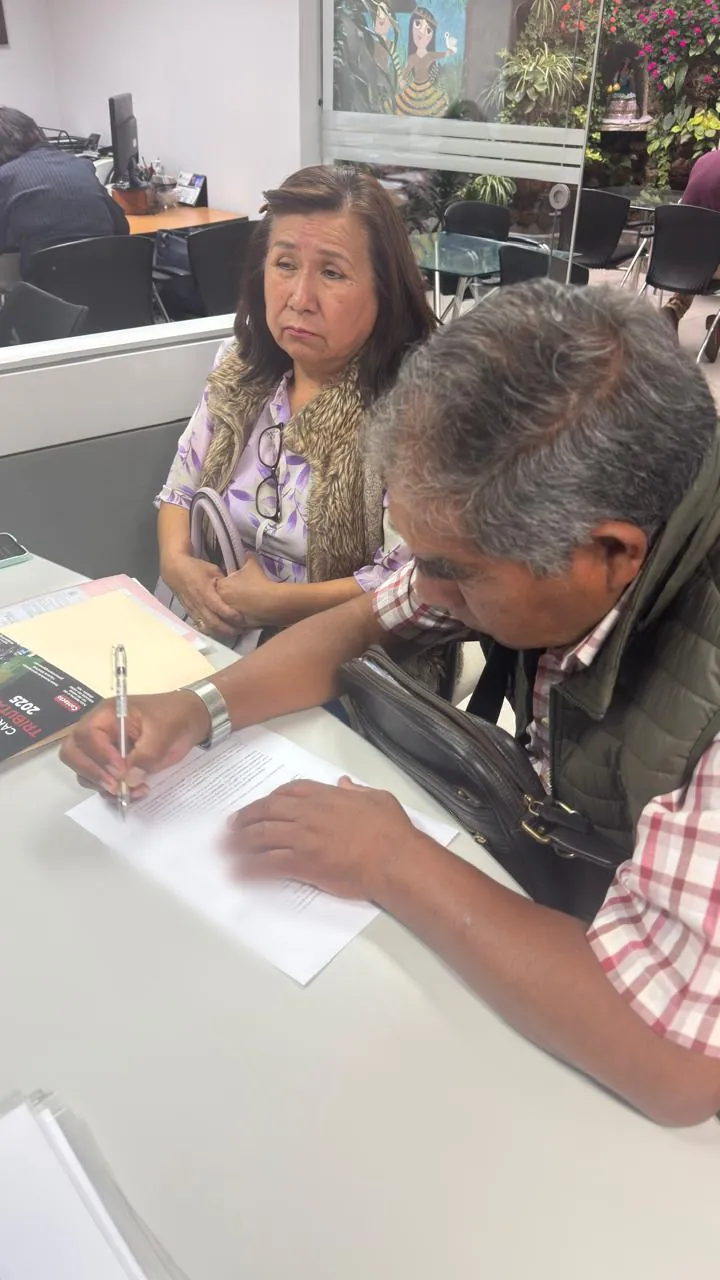 Firma de documentos de una venta
